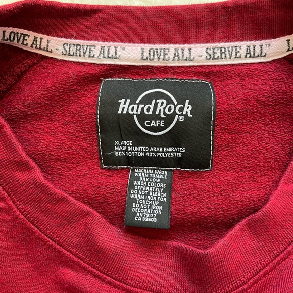 Hard Rock Curitiba Crewneck Sweater sz XL - Picture 4 of 8